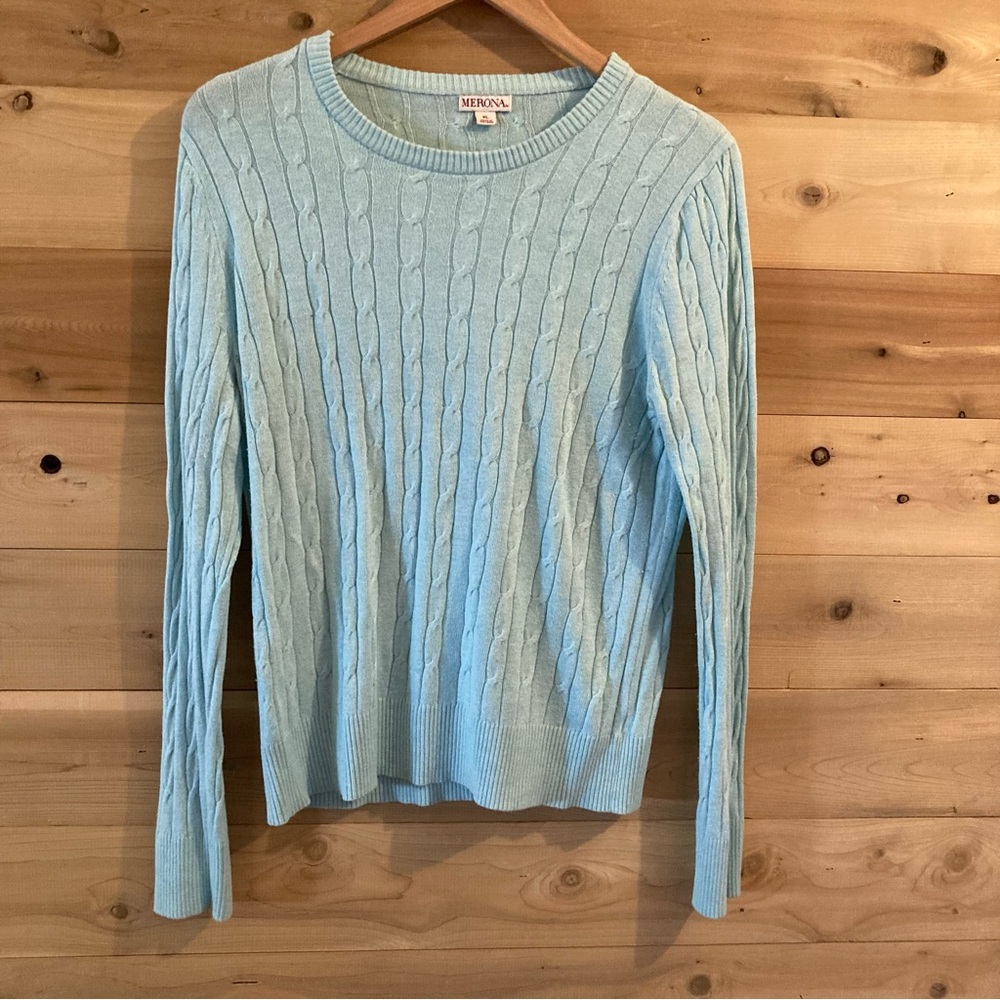Merona robins egg blue sweater